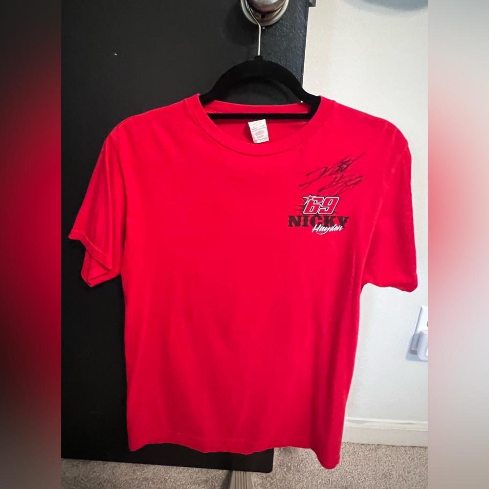 Men’s Autographed Nicky Hayden T-shirt, Small